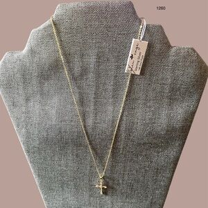 *new* Bleu Sage Gold Cross Necklace